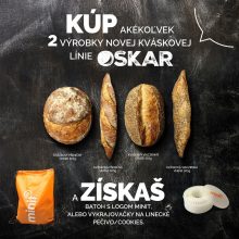 Kúp akékoľvek 2 výrobky novej kváskovej línie OSKAR