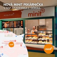 Nová MINIT pekárnička v NSP L. Dérera