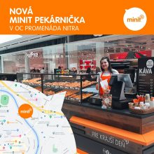 Nová MINIT pekárnička v OC Promenáda v Nitre