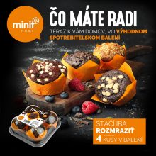 Muffin 4x - spotrebiteľské balenie